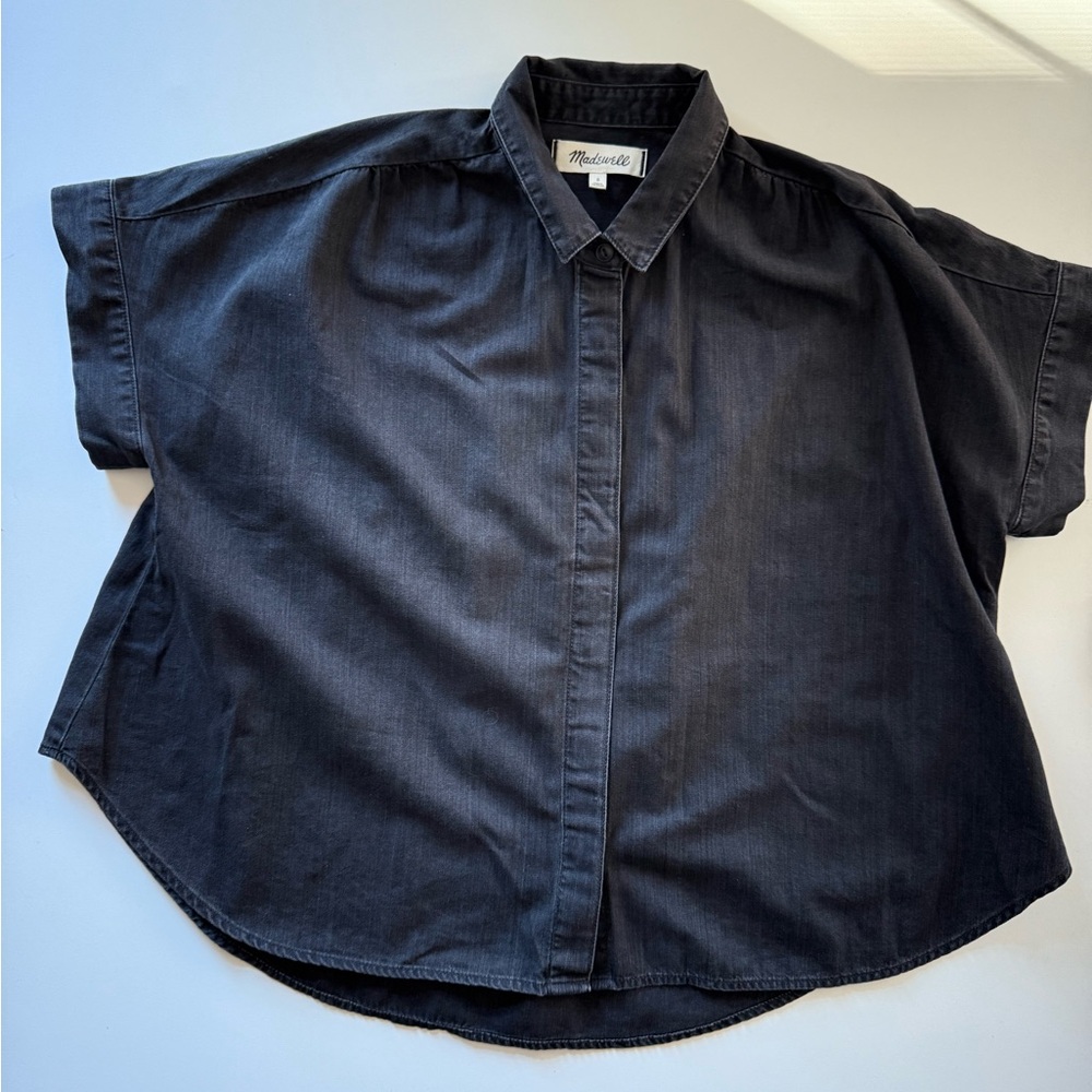 Madewell Black Button-down Shirt